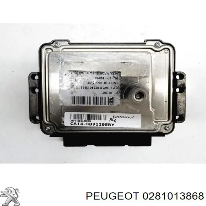 Блок управления двигателем 0281013868 Peugeot/Citroen