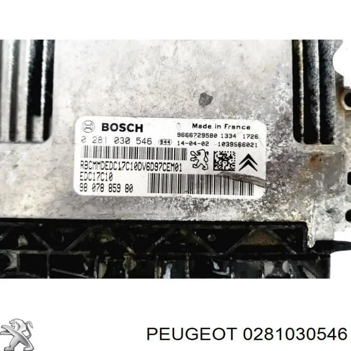  0281030546 Peugeot/Citroen