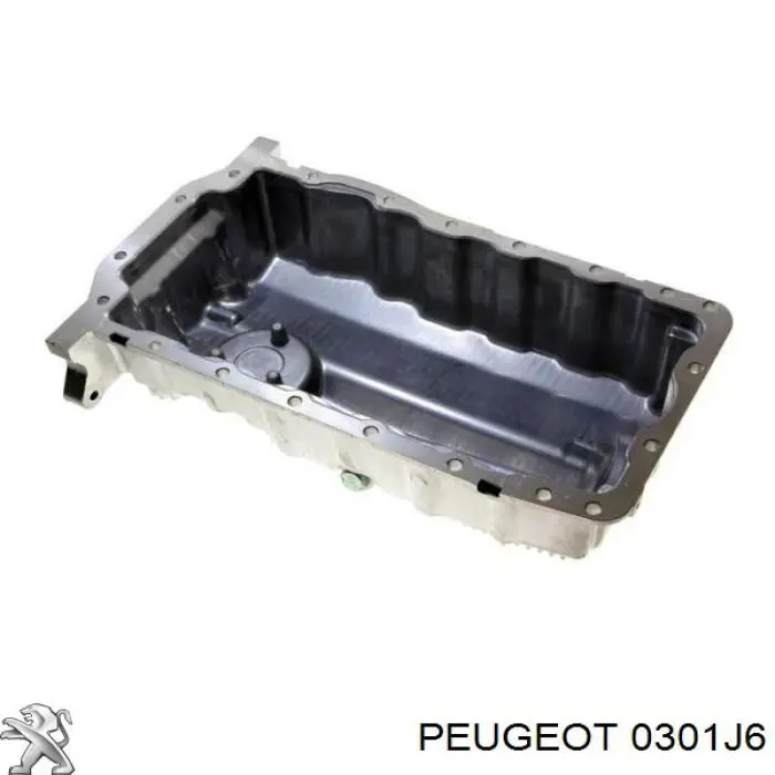 00000301J6 Peugeot/Citroen panela de óleo de cárter do motor