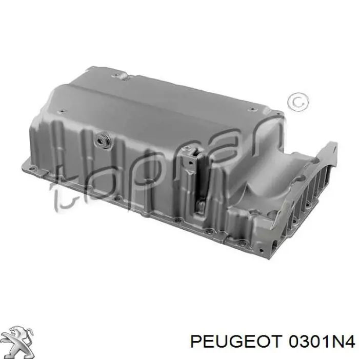 0301N4 Peugeot/Citroen поддон масляный картера двигателя