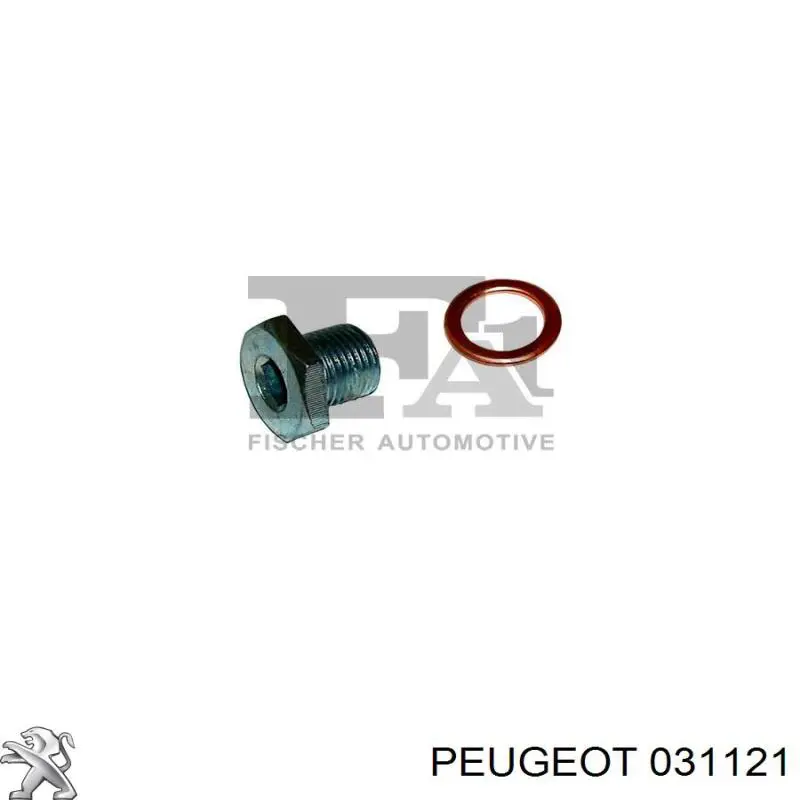 Пробка поддона двигателя Peugeot/Citroen 031121 цена, от 2.30 USD