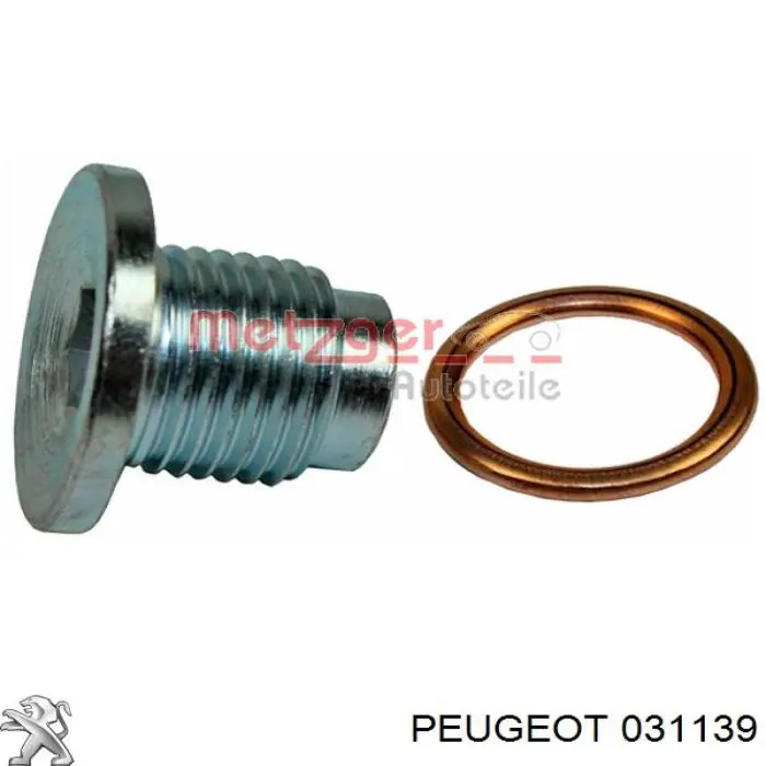 031139 Peugeot/Citroen Пробка поддона двигателя