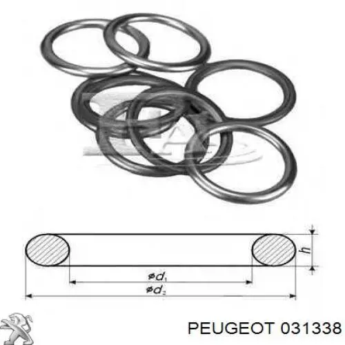 Купить 031338 Peugeot/Citroen Прокладка пробки поддона двигателя