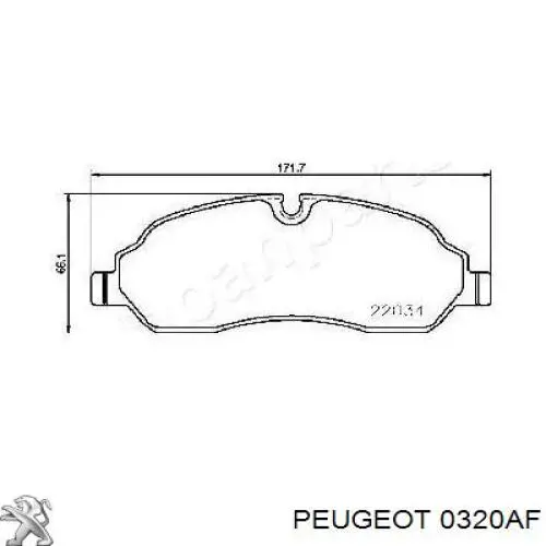 Купить 0320AF Peugeot/Citroen 