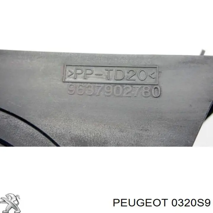 Tapa de correa de distribución inferior 0320S9 Peugeot/Citroen