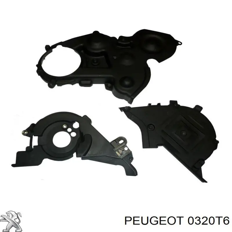 0320T6 Peugeot/Citroen защита ремня грм верхняя