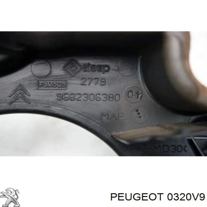 0320V9 Peugeot/Citroen Защита ремня ГРМ внутренняя