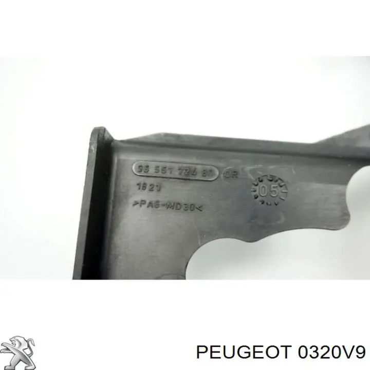 Proteção interna da correia do mecanismo de distribuição de gás para Peugeot 307 (3B)