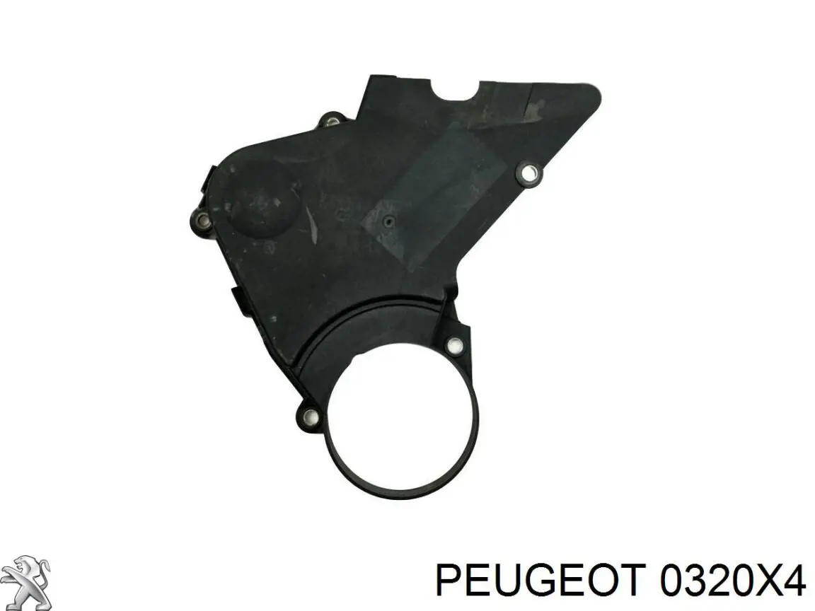 0320X4 Peugeot/Citroen proteção inferior da correia do mecanismo de distribuição de gás