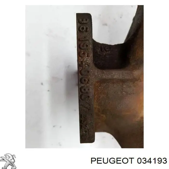34193 Peugeot/Citroen коллектор выпускной