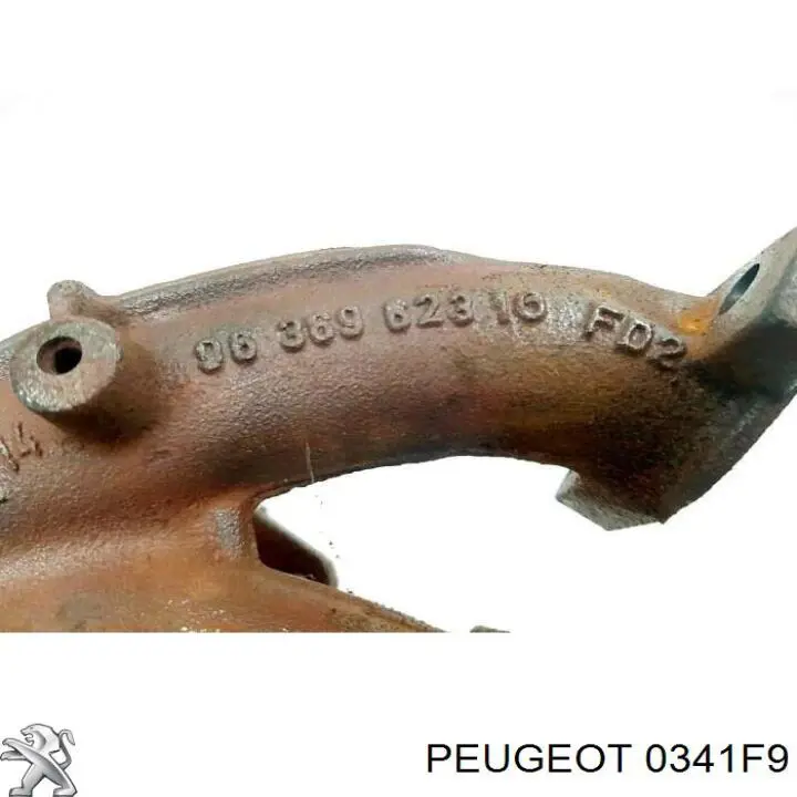 Газопроводы (коллектор выпускной) Peugeot/Citroen 0341F9 цена, от 179.49 USD