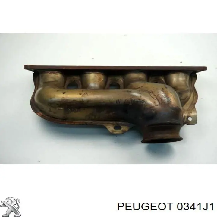 0341J1 Peugeot/Citroen tubo coletor de escape