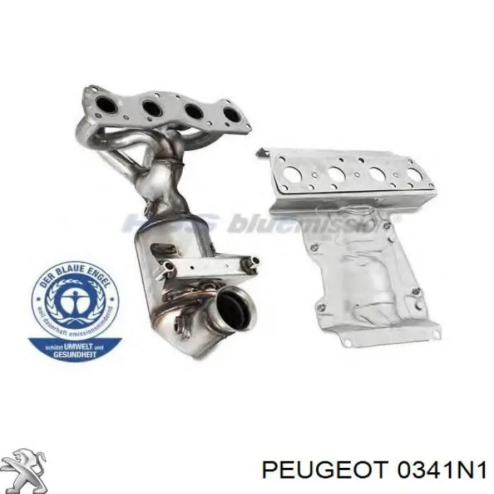 Купить 0341N1 Peugeot/Citroen Преобразователь отработавших газов