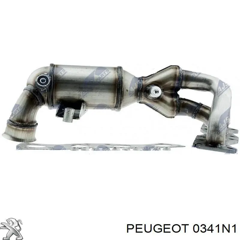 Каталитический нейтрализатор отработавших газов Peugeot/Citroen 0341N1 цена, от 126.69 USD