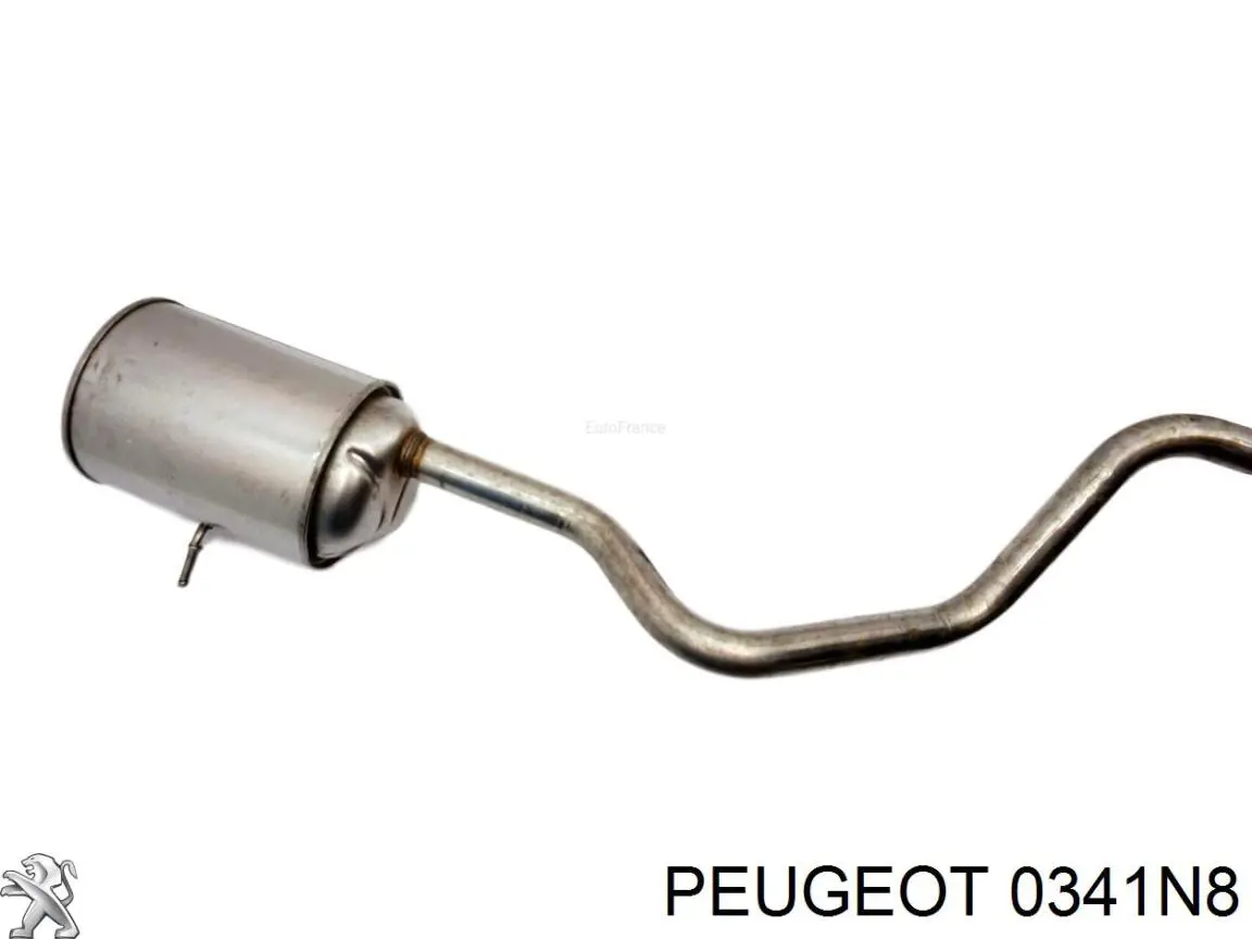 0341N8 Peugeot/Citroen коллектор выпускной