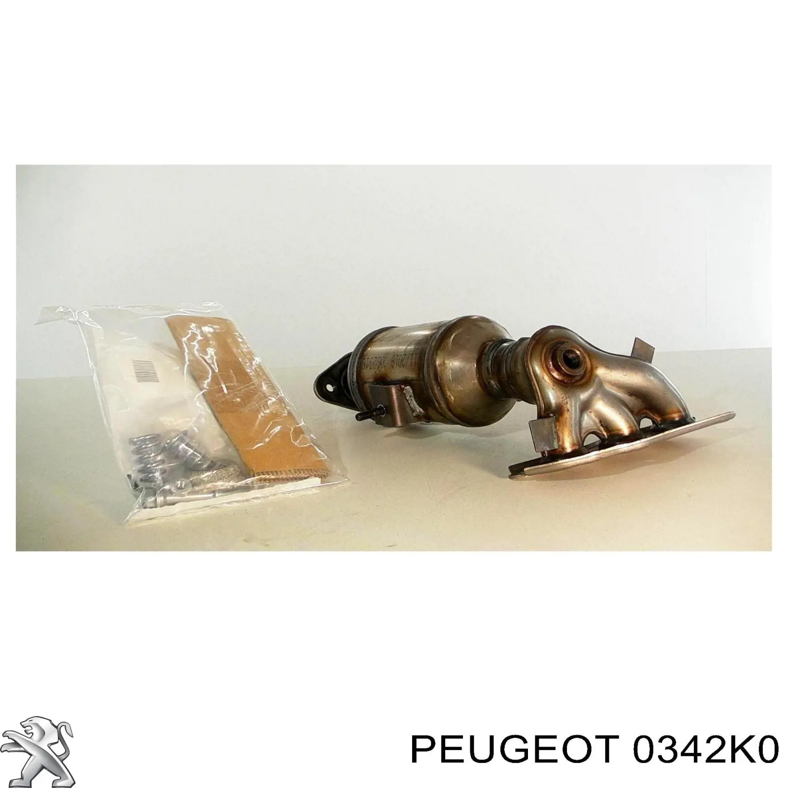 0342K0 Peugeot/Citroen Конвертор-катализатор