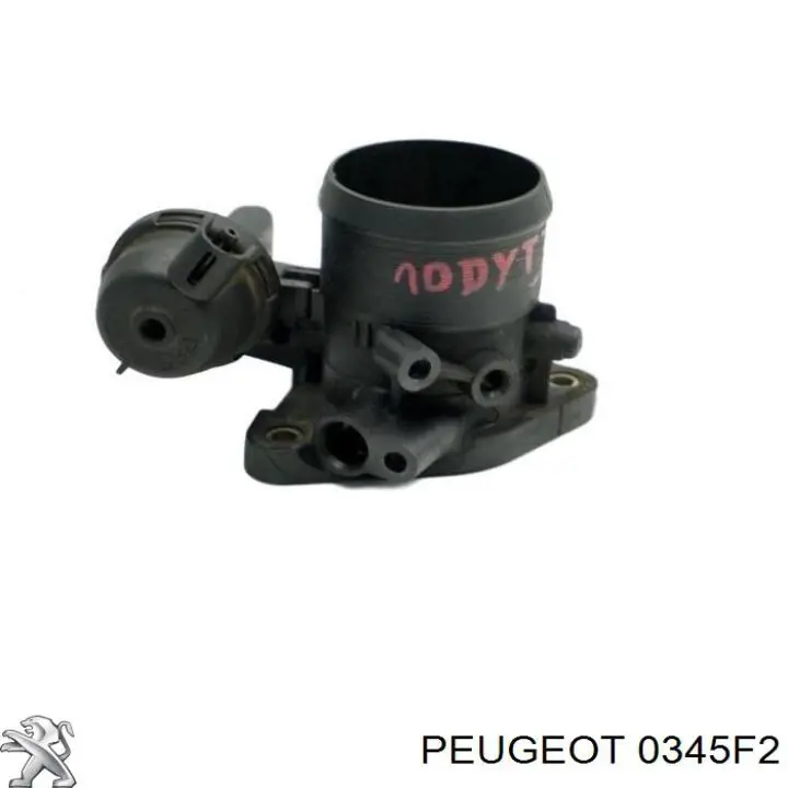 Дроссельная заслонка в сборе Peugeot/Citroen 0345F2 цена, от 31.67 USD