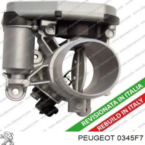 Дроссельная заслонка в сборе Peugeot/Citroen 0345F7 цена, от 126.69 USD
