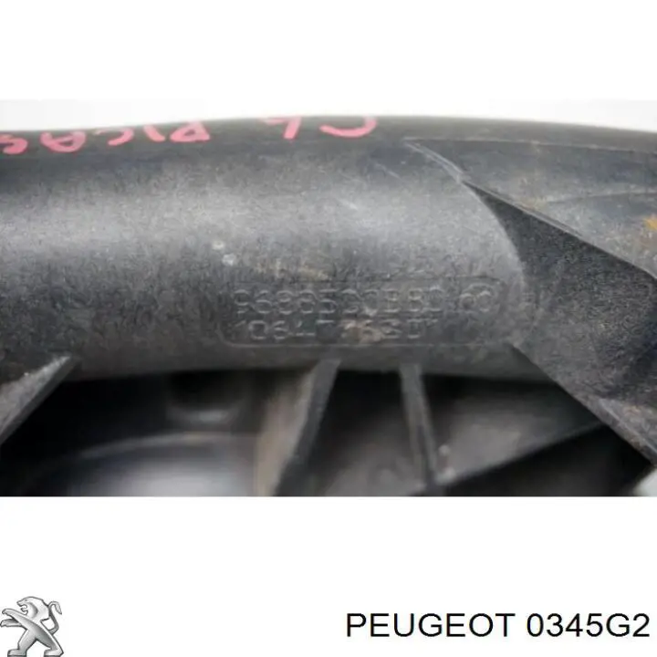 Tubo flexible de aire de sobrealimentación 0345G2 Peugeot/Citroen