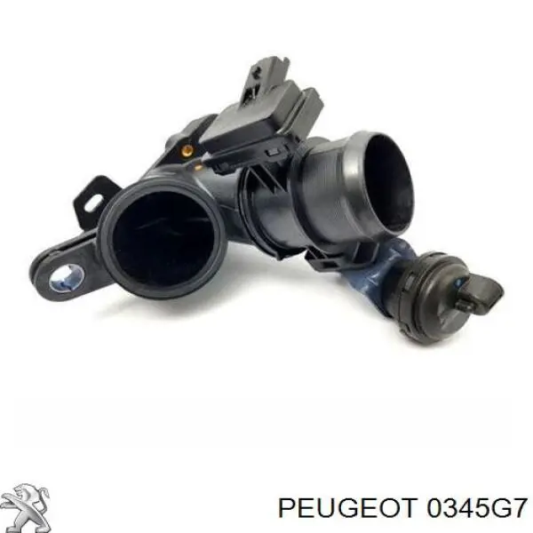 0345G7 Peugeot/Citroen дроссельная заслонка в сборе