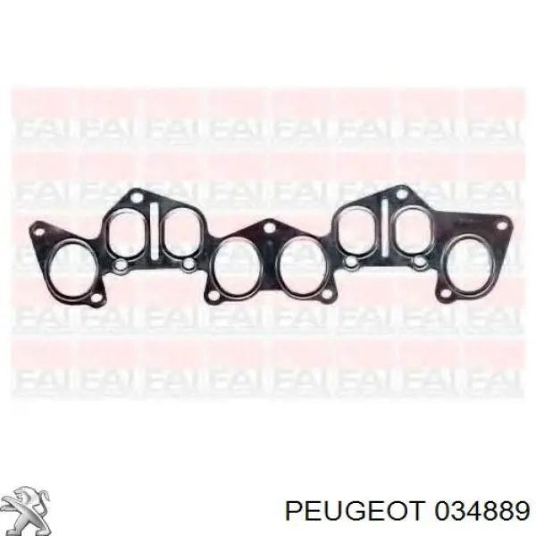 034889 Peugeot/Citroen прокладка коллектора впускного/выпускного совмещенная