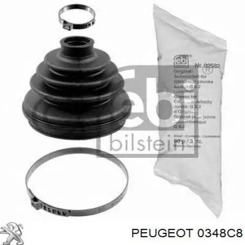 Прокладка впускного коллектора 0348C8 Peugeot/Citroen