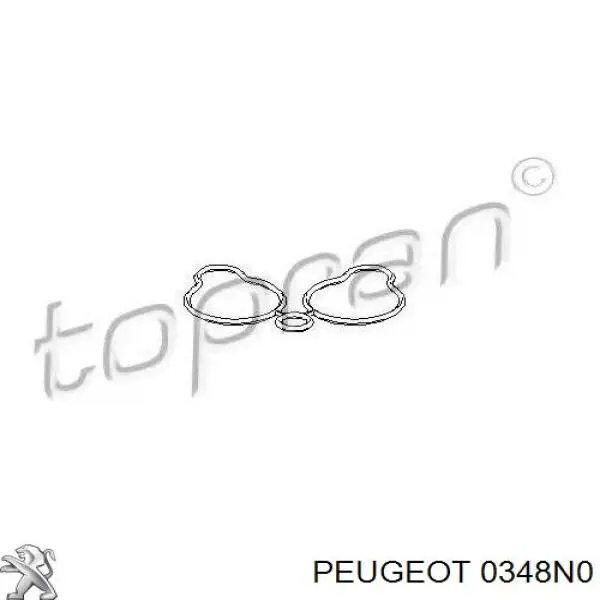 0348N0 Peugeot/Citroen  Прокладка впускного коллектора