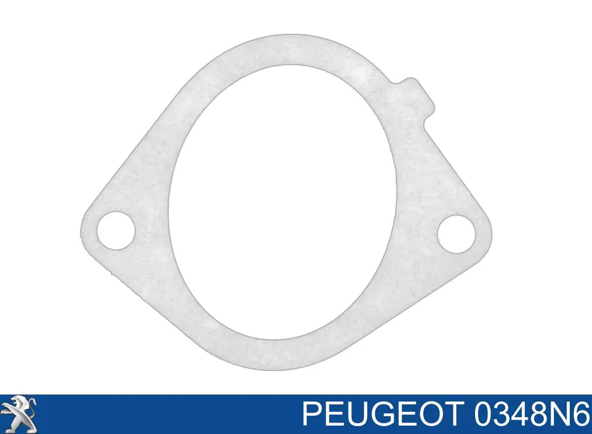 00000348N6 Peugeot/Citroen прокладка дроссельной заслонки
