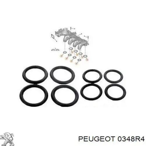 Прокладка всасывающего коллектора Peugeot/Citroen 0348R4 цена, от 3.21 USD