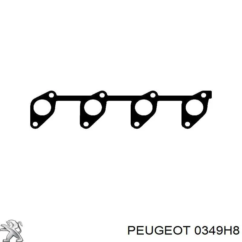 Junta de colector de escape 0349H8 Peugeot/Citroen
