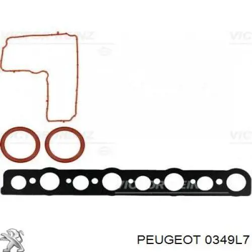 Купить 0349P1 Peugeot/Citroen Прокладка коллектора
