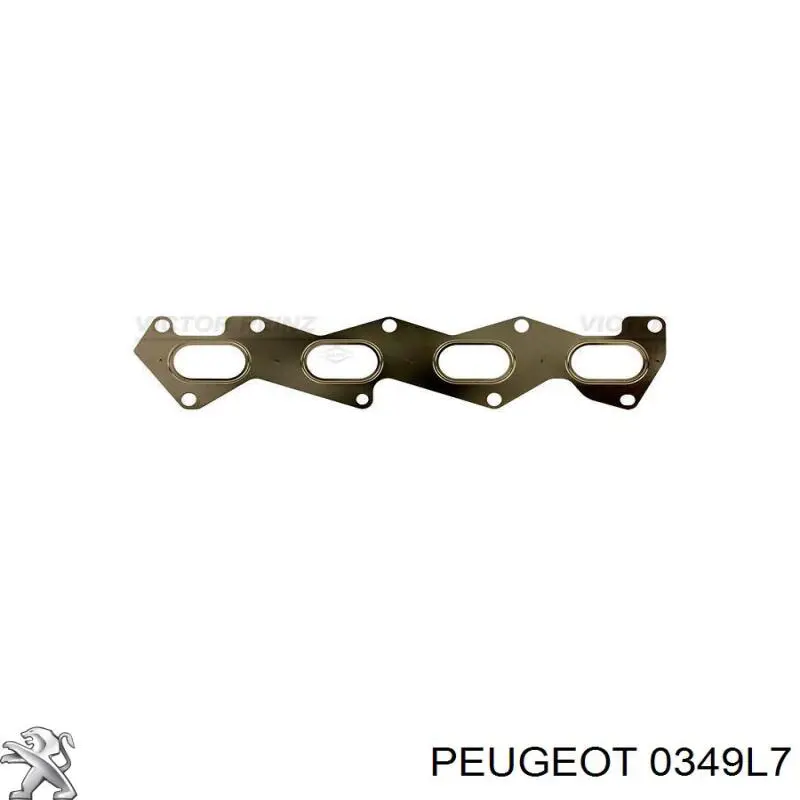 0349 P1 Peugeot/Citroen прокладка коллектора