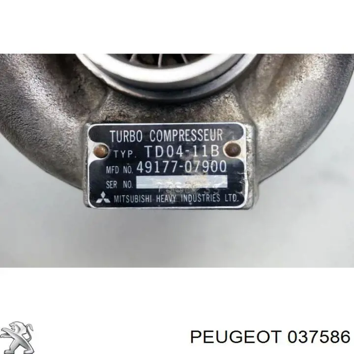 037586 Peugeot/Citroen Турбонаддув