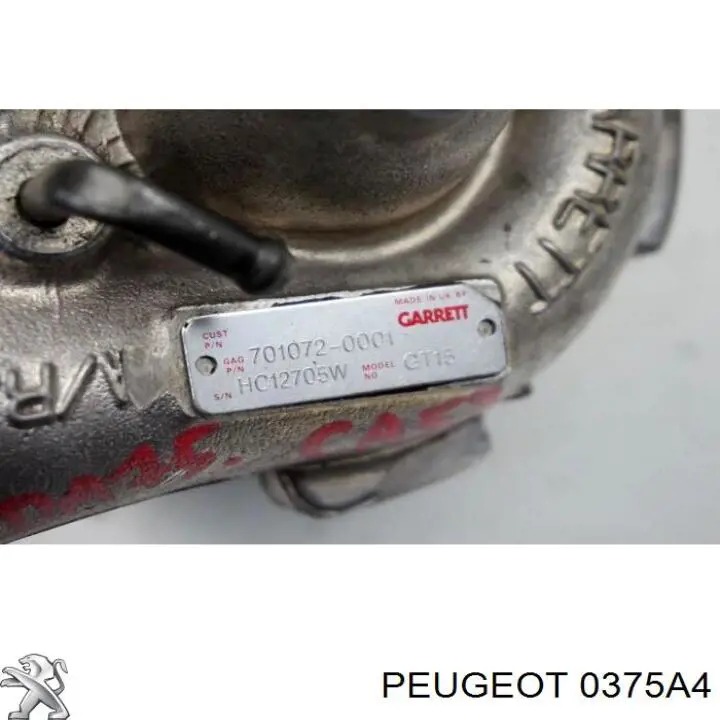 Турбонагнетатель Peugeot/Citroen 9628507080 цена, от 560.53 USD