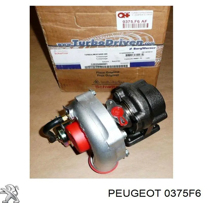 Turbocompresor 0375F6 Peugeot/Citroen