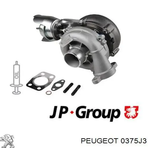 0375J3 Peugeot/Citroen турбина