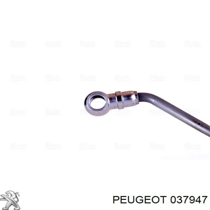 037947 Peugeot/Citroen трубка (шланг подачи масла к турбине)