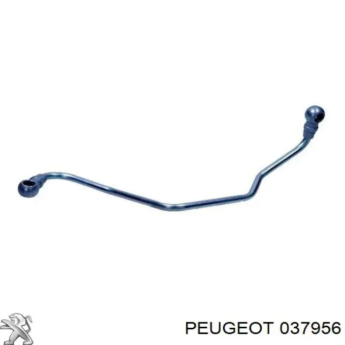 037956 Peugeot/Citroen трубка (шланг подачи масла к турбине)