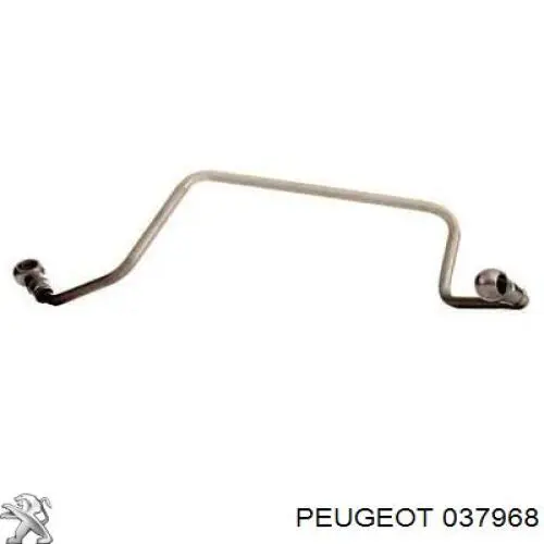 Трубка (шланг) подачи масла к турбине Peugeot/Citroen 037968 цена, от 47.00 USD