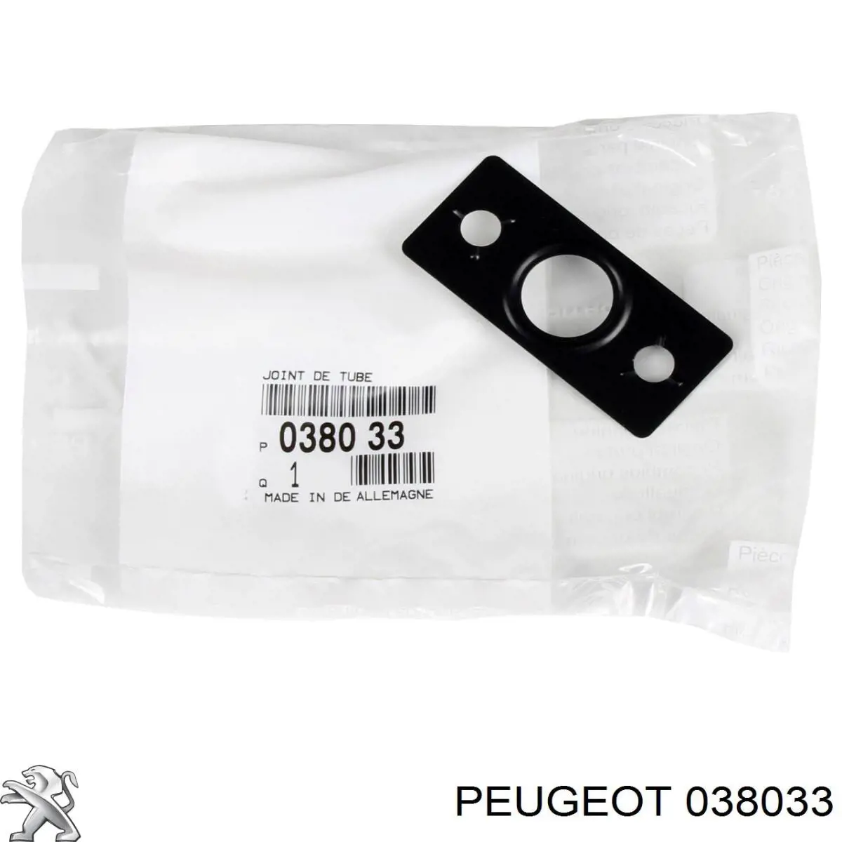 038033 Peugeot/Citroen прокладка шланга отвода масла от турбины
