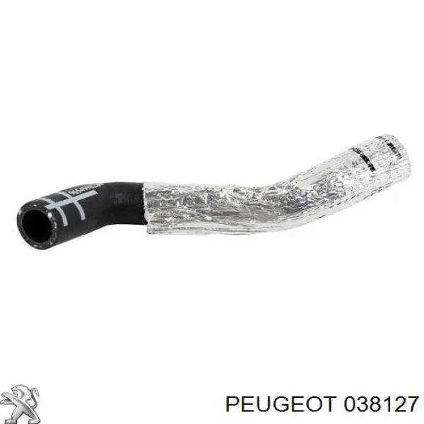 038127 Peugeot/Citroen трубка (шланг отвода масла от турбины)