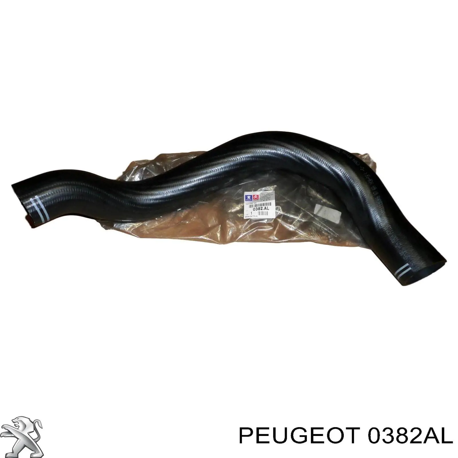 Шланг (патрубок) интеркуллера верхний правый Peugeot/Citroen 0382AL