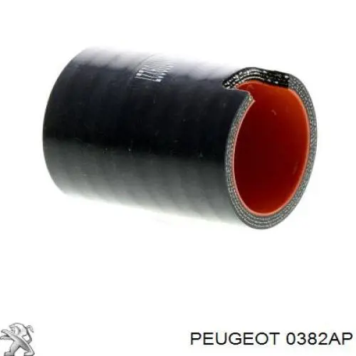 Tubo flexible de aire de sobrealimentación, de turbina 0382AP Peugeot/Citroen