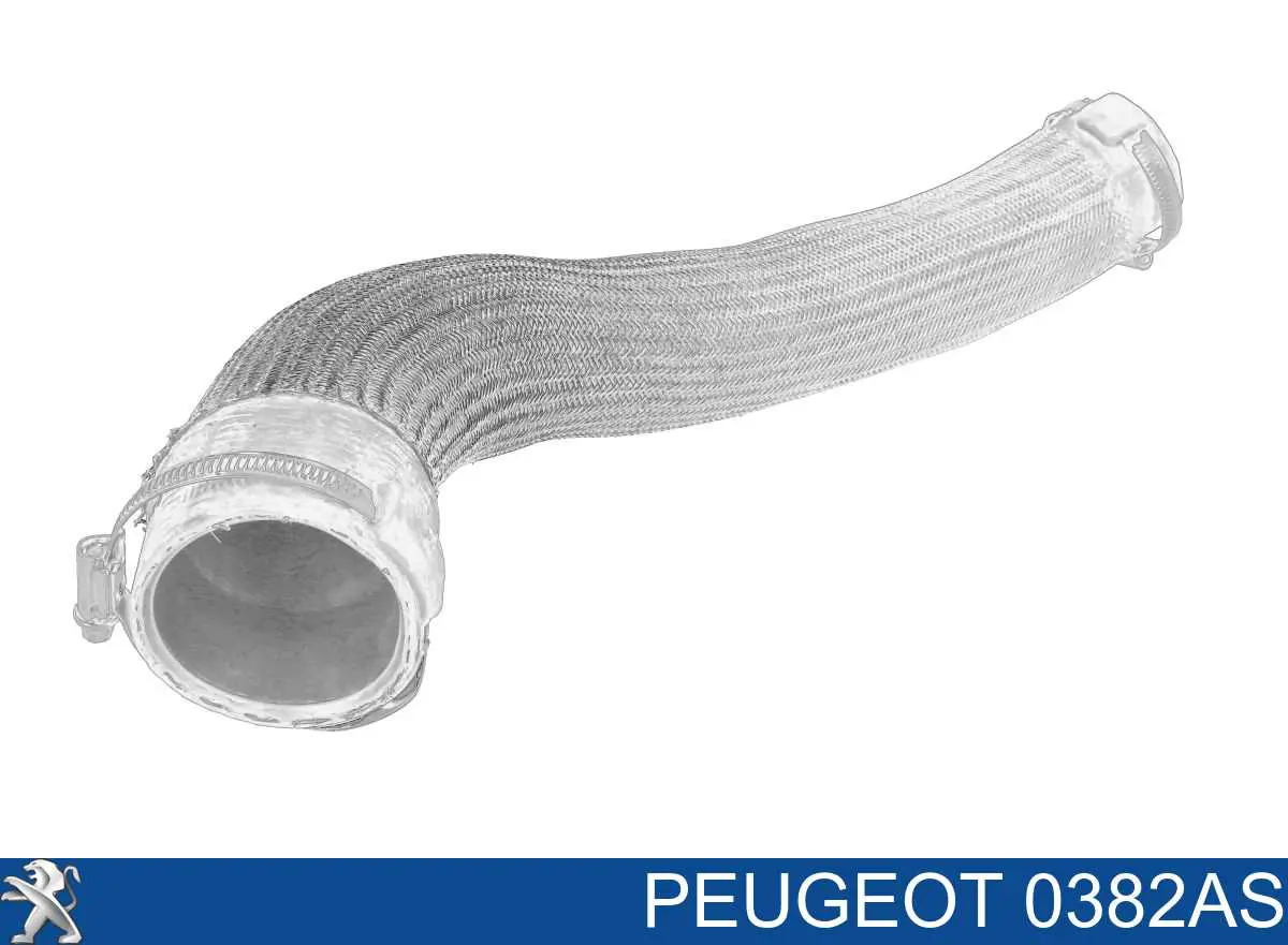 0382AS Peugeot/Citroen cano derivado de ar, da válvula de borboleta