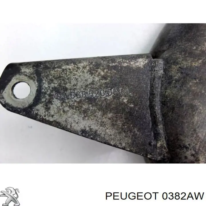 Патрубок воздушный, выход из турбины/компрессора (наддув) Peugeot/Citroen 0382AW цена, от 7.84 USD