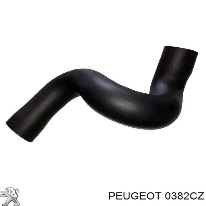 0382CZ Peugeot/Citroen шланг (патрубок интеркуллера верхний)