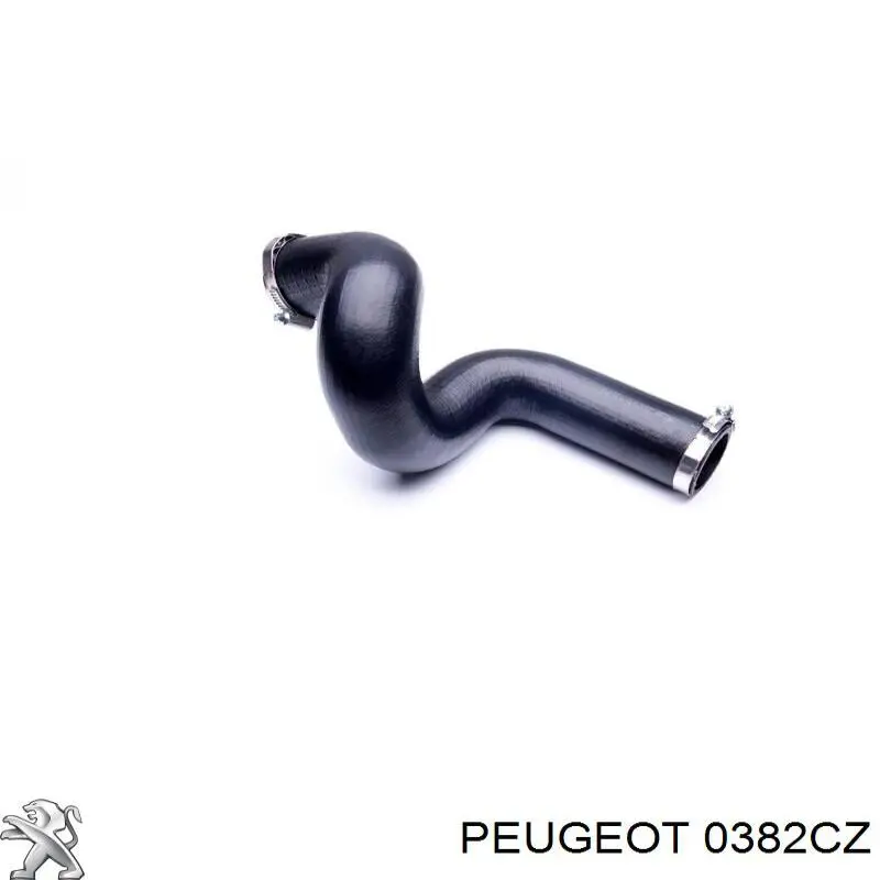 Tubo flexible de aire de sobrealimentación superior 0382CZ Peugeot/Citroen