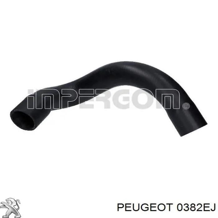 0382EJ Peugeot/Citroen cano derivado de ar, da válvula de borboleta