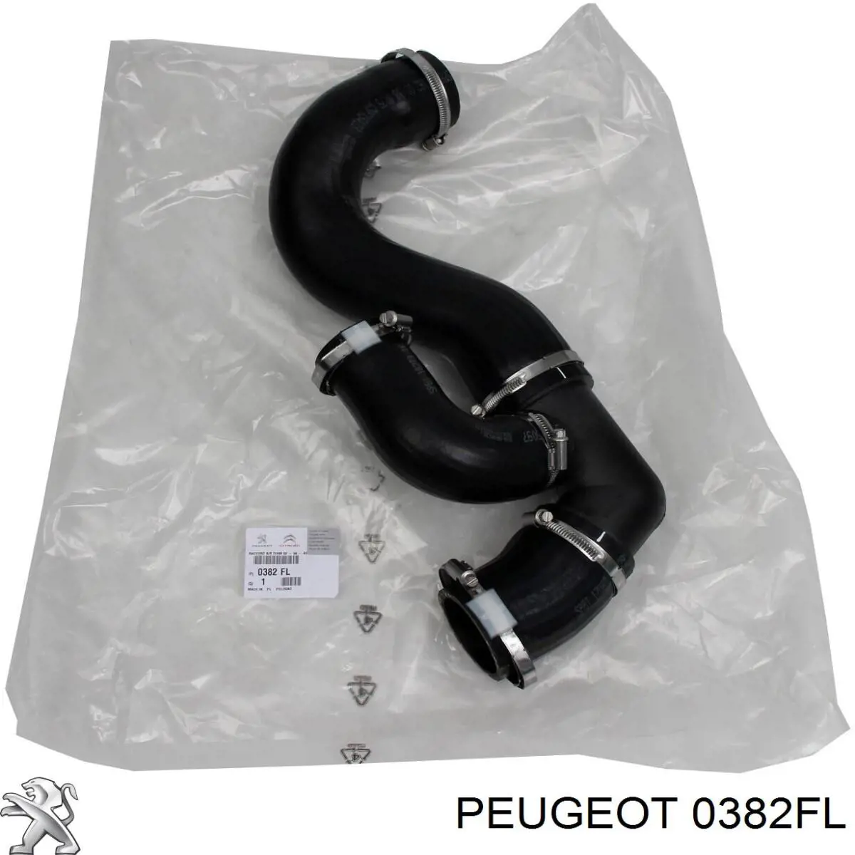 0382FL Peugeot/Citroen Патрубок интеркуллера