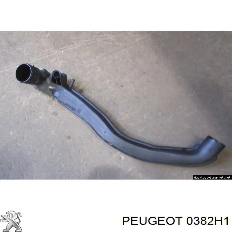 0382H1 Peugeot/Citroen Патрубок интеркуллера